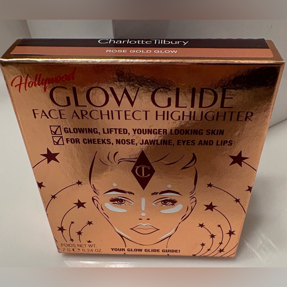 CHARLOTTE TILBURY • Glow Glide Face Architect Highlighter • New/Unopened •
